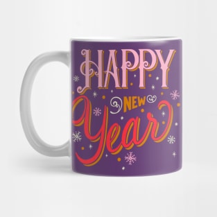 Happy New Year Illustration Mug